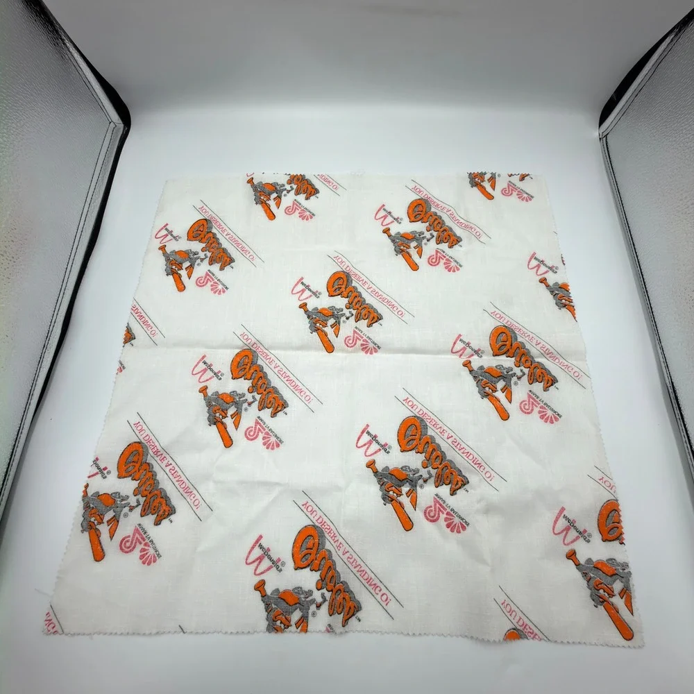 Vintage Baltimore Orioles McDonalds WMAR-TV Bandana You Deserve A Standing O MLB
